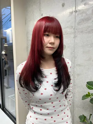 ロング 🩵albis/めい 大宮/ブリーチ🦋のヘアスタイル