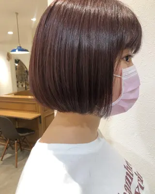 ショート カラー 🩰オリーブ/ ベージュ松本咲花🩰のヘアスタイル