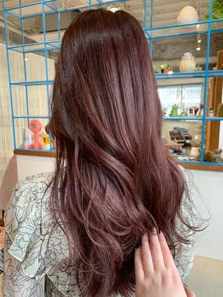 ロング 山中 かりんのヘアスタイル