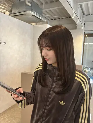 ロング yoshino /ナチュラル縮毛のヘアスタイル