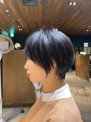ショート カラー 伊奈 航平のヘアスタイル