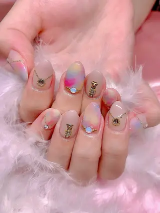 ネイル シェアサロンLei.g(レイジー)所属・3Dアートネイル💗 都築レナのネイルデザイン