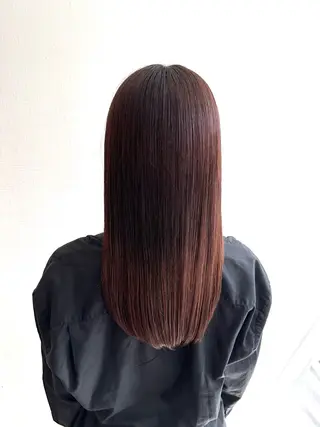 セミロング カラー 🥇髪質改善🥇 polon代表鵜澤のヘアスタイル