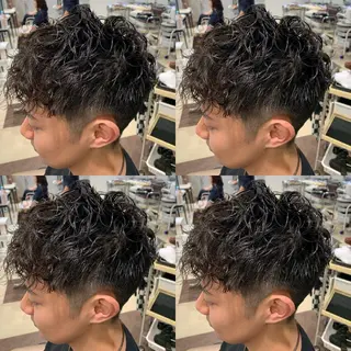 ショート パーマ メンズ ✨ギャップNO1✨ 工藤大輔のヘアスタイル