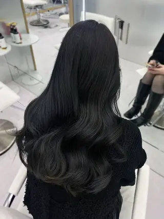 ロング カラー 🖤韓国･網紅 KOYUKI🖤のヘアスタイル