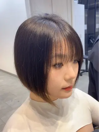 ショート neaf六本木店所属・ボブ／レイヤーボブ ／松尾のヘアスタイル