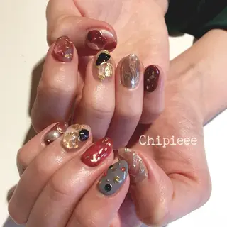 ネイル revia所属・ERI Nailistのネイルデザイン