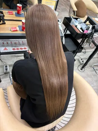 ロング sand clear横浜本店所属・似合わせレイヤー🌟 巻ける縮毛矯正みつきのヘアスタイル