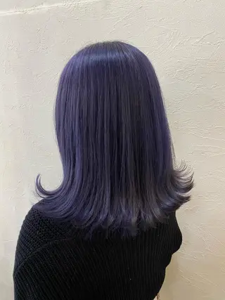 セミロング カラー ENIF ヤマグチアツコのヘアスタイル