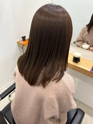 セミロング カラー ヘアセット/艶カラー 💐nao.のヘアスタイル