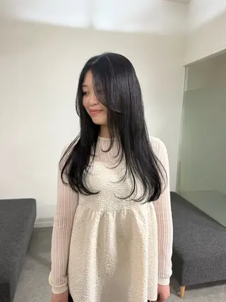 ロング rua.／ W color⛓🖤のヘアスタイル