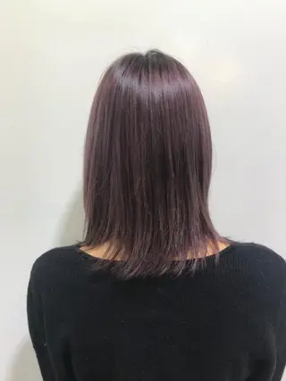 セミロング カラー 🧶ブリーチカラー TERU🧶のヘアスタイル