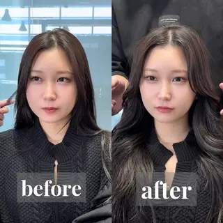 ミディアム 大阪/ショート 顔まわり/谷町のヘアスタイル