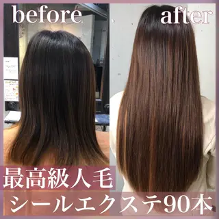ロング カラー パーマ ヘアアレンジ 八巻 晴香のヘアスタイル