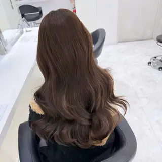 カラー ♡艶髪ブラウン himi♡のヘアスタイル