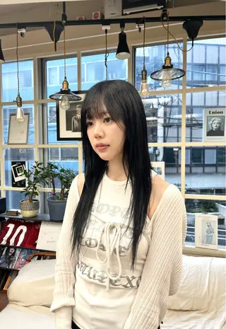 ロング カラー Gigi 代々木所属・りこ 11/4空きありのヘアスタイル