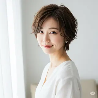 ショート ✂︎ ｼﾝﾀｸ ✂︎のヘアスタイル