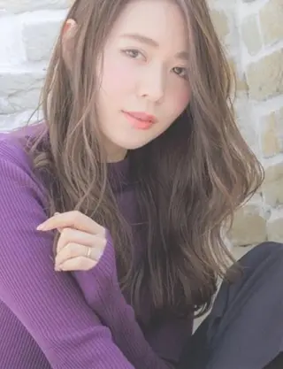 ロング カラー 本町/酸性縮毛矯正 髪質改善/財間一正のヘアスタイル