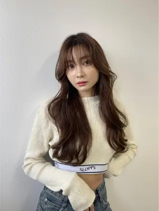 ロング 新免世翔/ レディースモデル募集のヘアスタイル