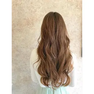 セミロング カラー due hair 京都駅前店 MILBON オージュア認定サロン【デューヘアー】所属・ハイトーンブリーチ 土坂　由志【京都】のヘアスタイル