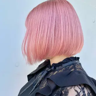 ショート カラー もにか🌞原宿/渋谷 🌝ブリーチカラーのヘアスタイル