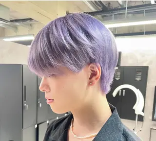 カラー メンズ ハイライト特化/艶カ ラー/FUMIYAのヘアスタイル