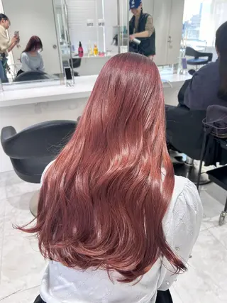 カラー SHIKI押上 ハラサワアヤカのヘアスタイル