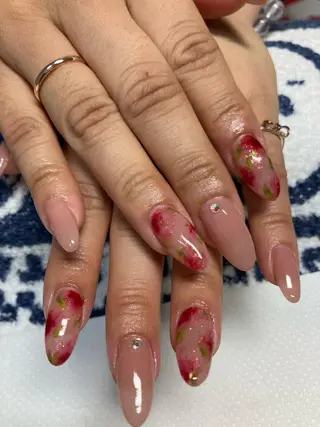 ネイル rukianail 新里のネイルデザイン