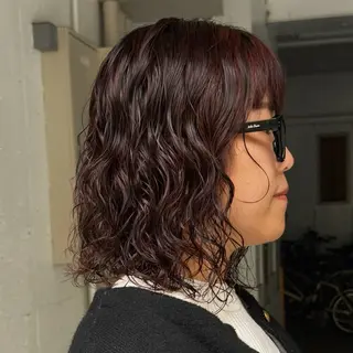 ミディアム パーマ hair space Syrup所属・レディースパーマ/ 合田 有一朗のヘアスタイル