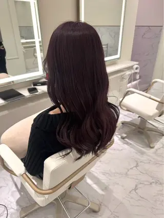 ロング カラー ParveMix🍀 藤原愛未のヘアスタイル