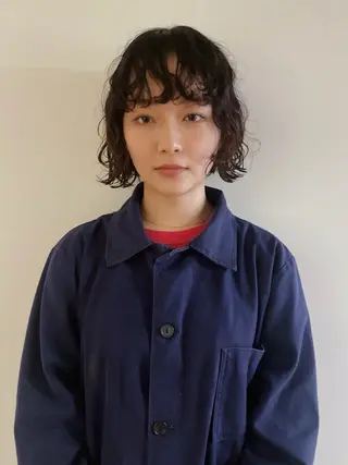 ミディアム パーマ ナカ/パーマ /メンズパーマのヘアスタイル