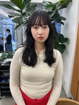 ロング パーマ ボブ/レイヤー/ケア パーマ/リュウタのヘアスタイル