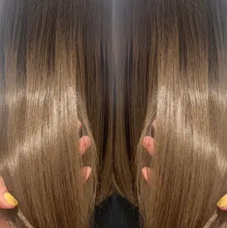 セミロング ボブ/美髪矯正 /佐藤　奈巳のヘアスタイル