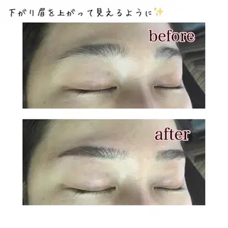 ショート ミディアム セミロング ロング カラー パーマ ヘアアレンジ ネイル マツエク・マツパ 眉毛サロン DUAL 恵比寿の眉毛・アイブロウイメージ