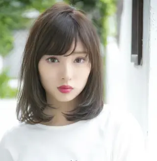 ミディアム 🇰🇷韓国レイヤー 錦糸町【北山謙三】のヘアスタイル