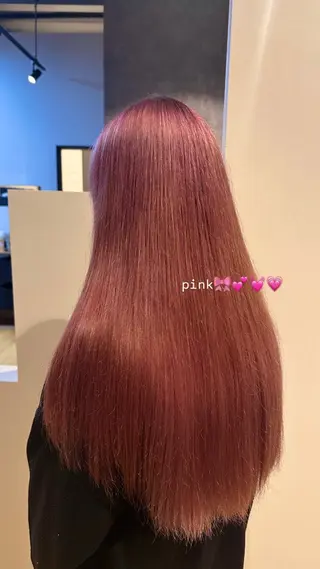 ロング カラー 坂庭 美夢のヘアスタイル