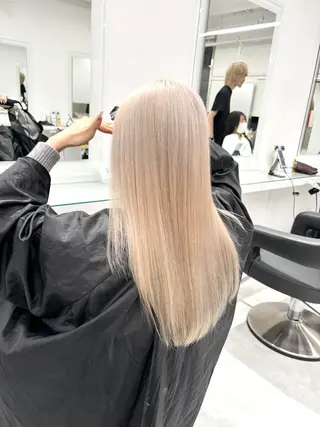 ロング カラー 💖ミルクティー💖 あかり💖のヘアスタイル