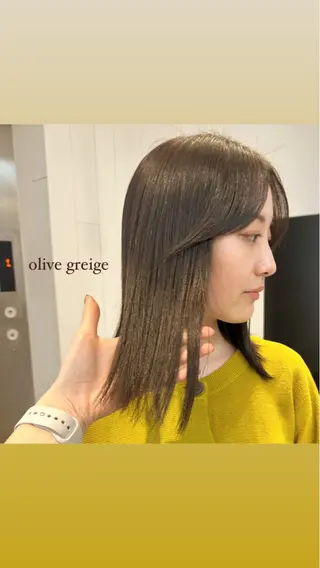 カラー Haruka 🎀暖色カラーのヘアスタイル