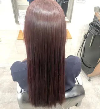 ロング カラー 堀川 希歩のヘアスタイル