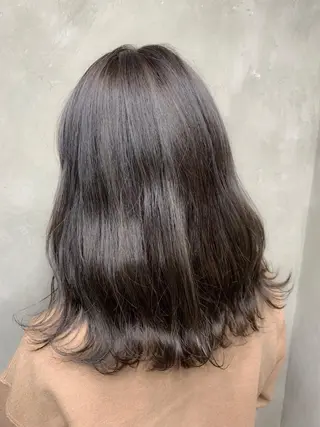 ミディアム カラー パーマ 🌈髪質改善💕 縮毛矯正✨青木まで✨のヘアスタイル