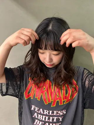 パーマ 暖色/ほのか ♡GARDEN♡のヘアスタイル