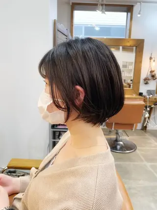 ショート newline銀座所属・👑銀座ショート/ 絶壁補正/金子涼👑のヘアスタイル