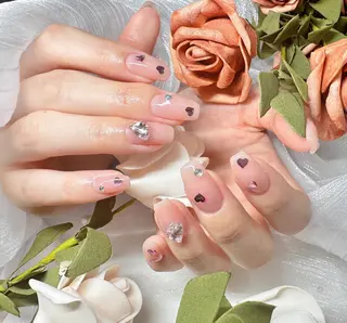 ネイル (∩_∩)ミモネイル /eyelashのネイルデザイン