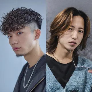 ショート パーマ メンズ フェザーパーマ職人 🪶ryosukeのヘアスタイル