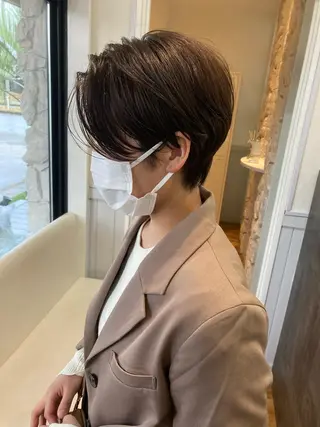 ショート ボブ/レイヤー/ ショートcovo代表のヘアスタイル