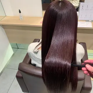 ロング 縮毛矯正特化サロン voyage所属・voyage 森住宏輝のヘアスタイル