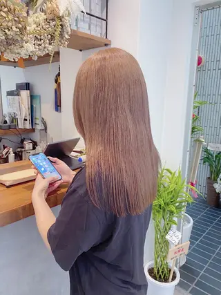 ロング カラー ブリーチ指名 NO1🌈SAKIのヘアスタイル
