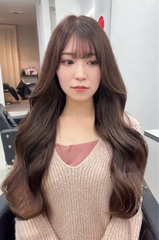 ロング カラー 韓国レイヤー🇰🇷 福澤　和嗣のヘアスタイル