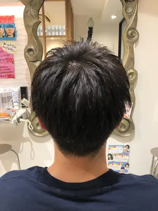 ショート カラー メンズ ヘアケアは お任せ✨✨中田早紀のヘアスタイル