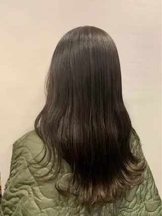 ロング カラー 縮毛矯正/スパイラル パーマ/表参道のヘアスタイル